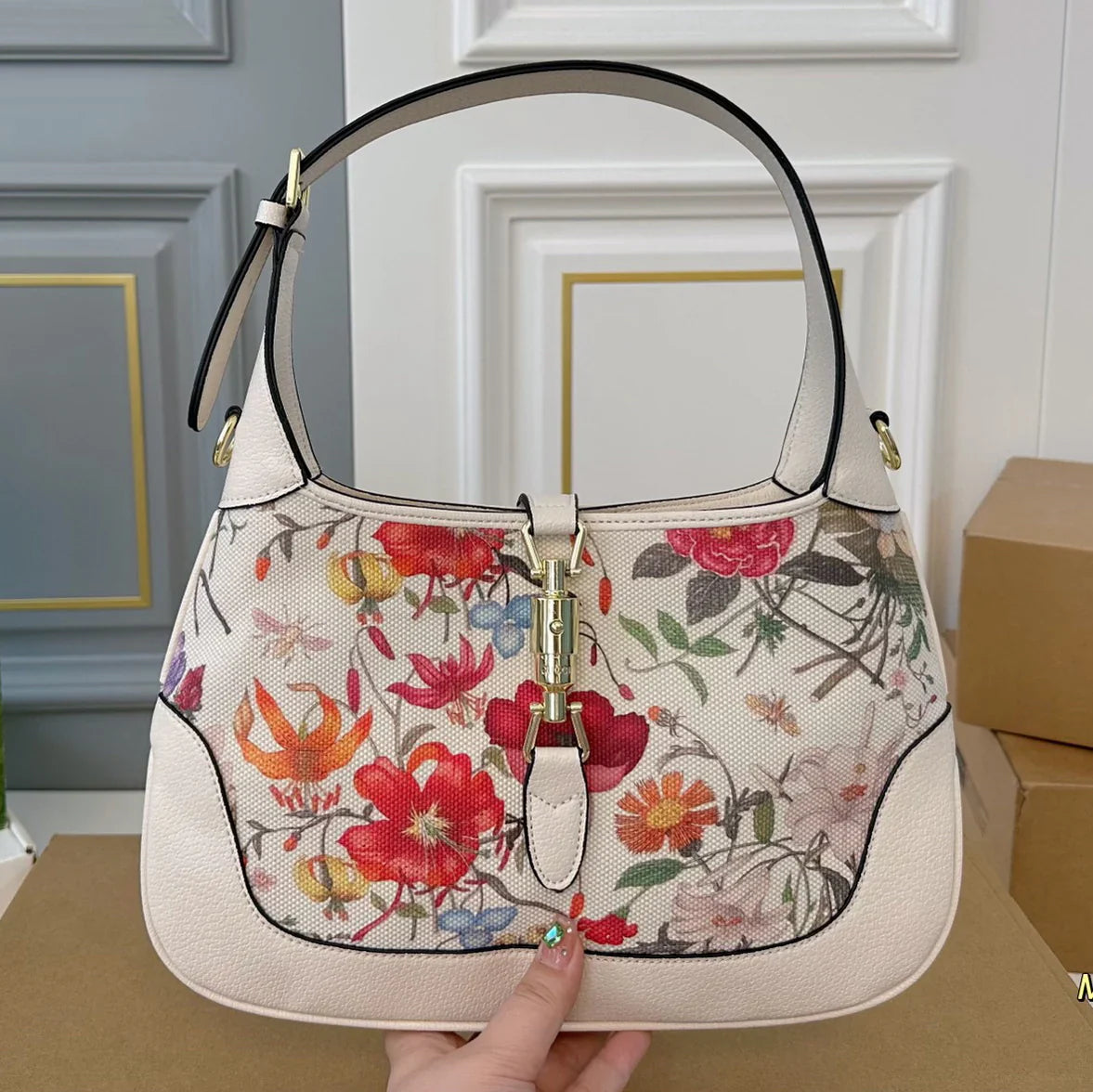 Limited Floral Jaie Crossbody Underarm Bag 1025060901