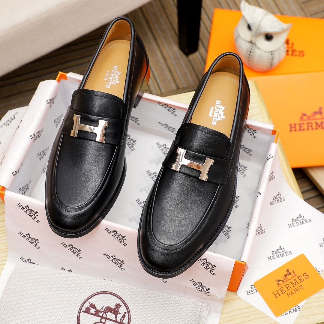 Classic leather anti-slip on shoes XC0224061101