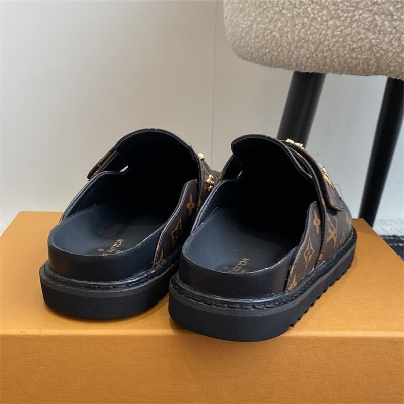 24 New VL Women Monogram Mule Sandal 0424090901