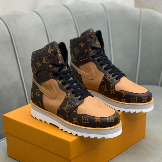 Men's Fashion Hot Sale High Quality High Top Leather Boots