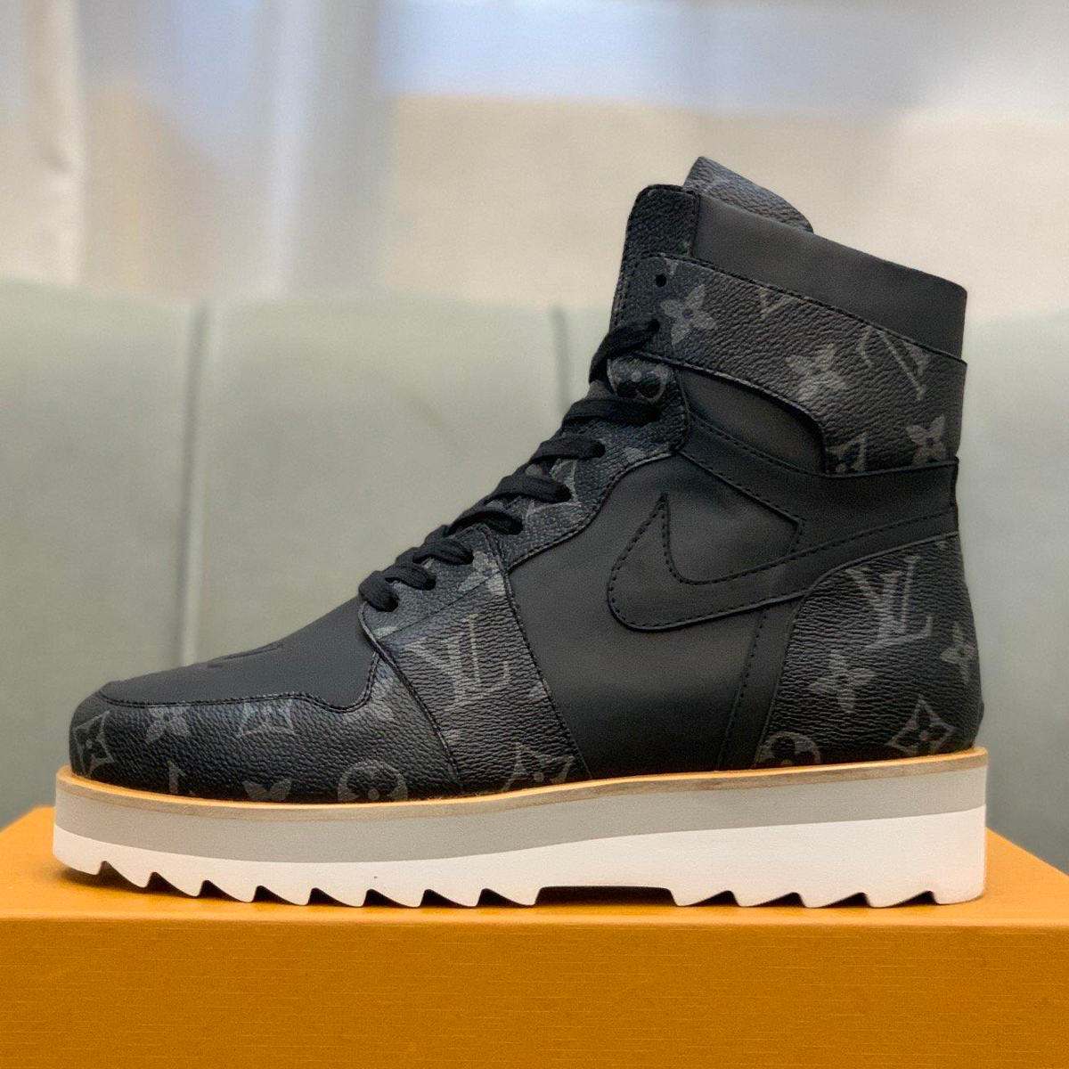 Men's Fashion Hot Sale High Quality High Top Leather Boots