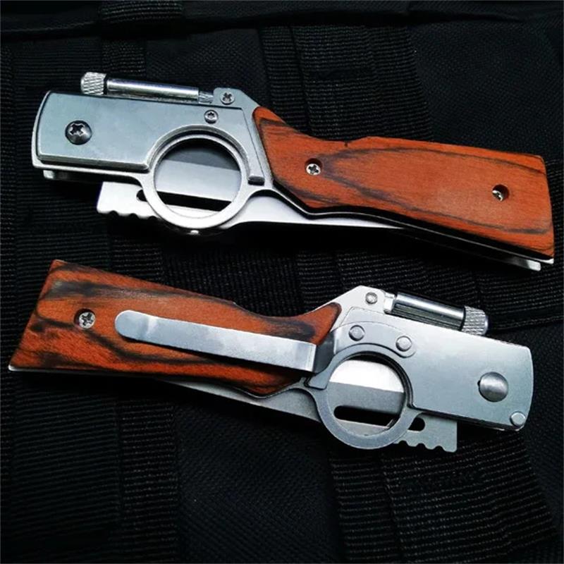 💥2025 Hot Sale 49% Off🔥Outdoor Stainless Steel Portable AK-47 Folding Knife