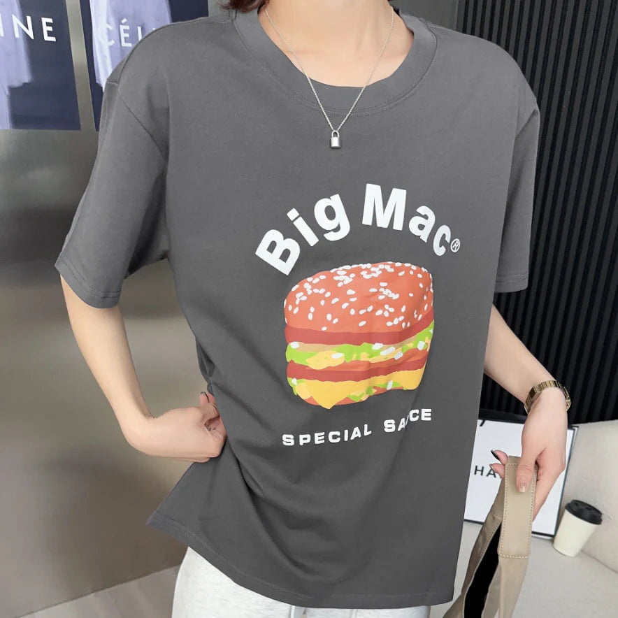 Unisex Big Burger Foam T-Shirt 1025042313