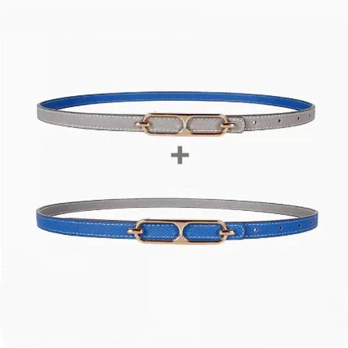 New H Family Leather Fine Belt 1024032019