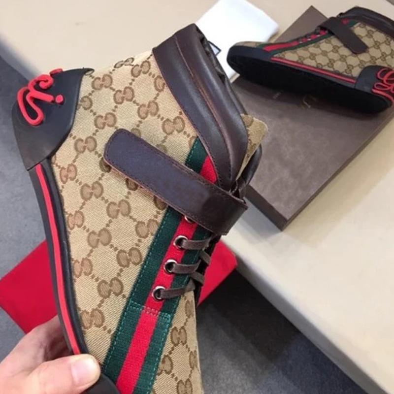 Men New Handmade high-top Shoes