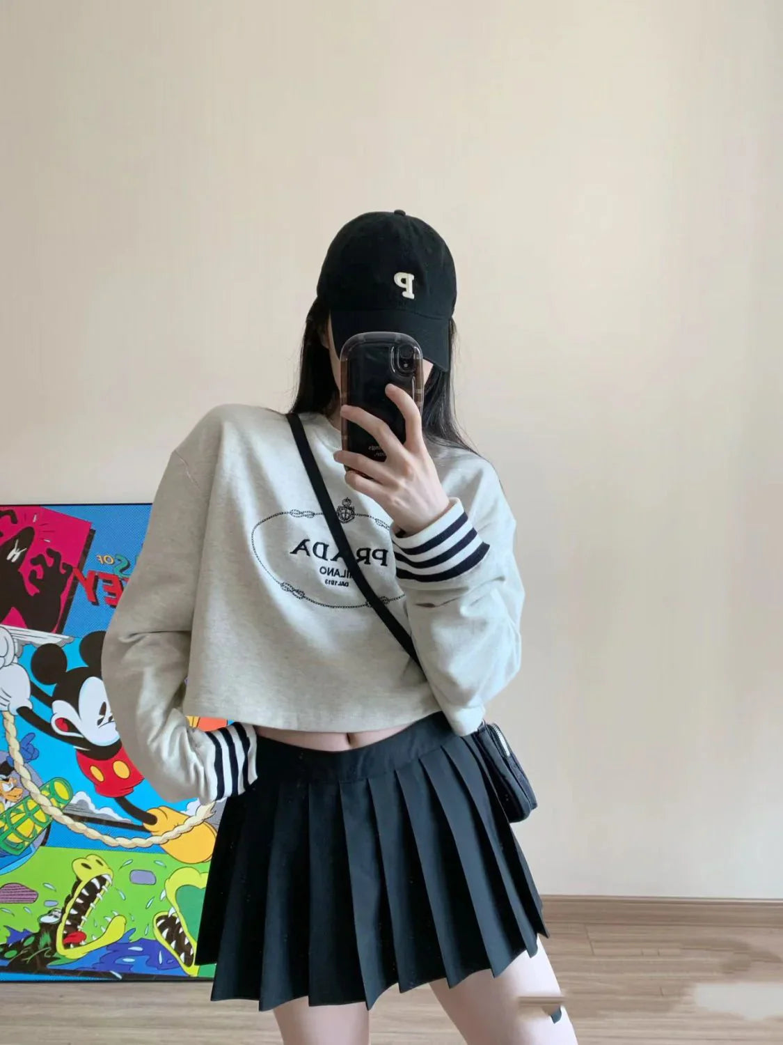 Casual Versatile Long Sleeved Set Hooded 1024022621