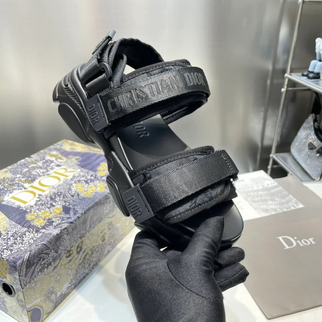 Fashion Elevated Flat Velcro Sport Slippers 1024031126