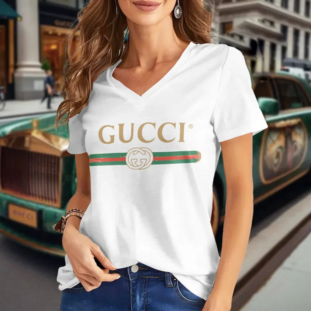 GG Premium V-Neck T-Shirt 3D1025061806