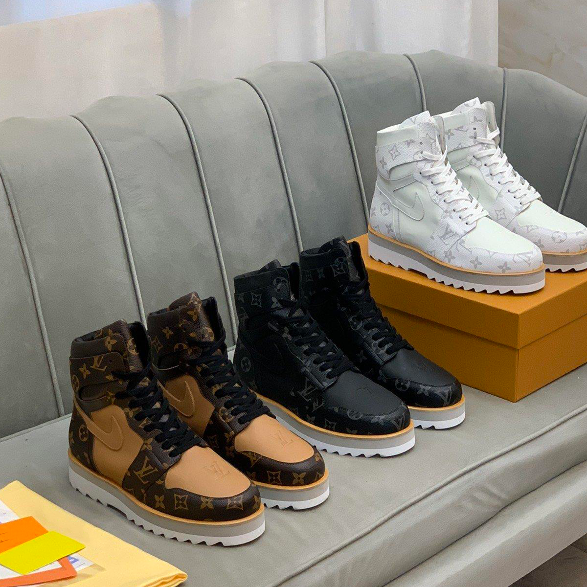 Men's Fashion Hot Sale High Quality High Top Leather Boots