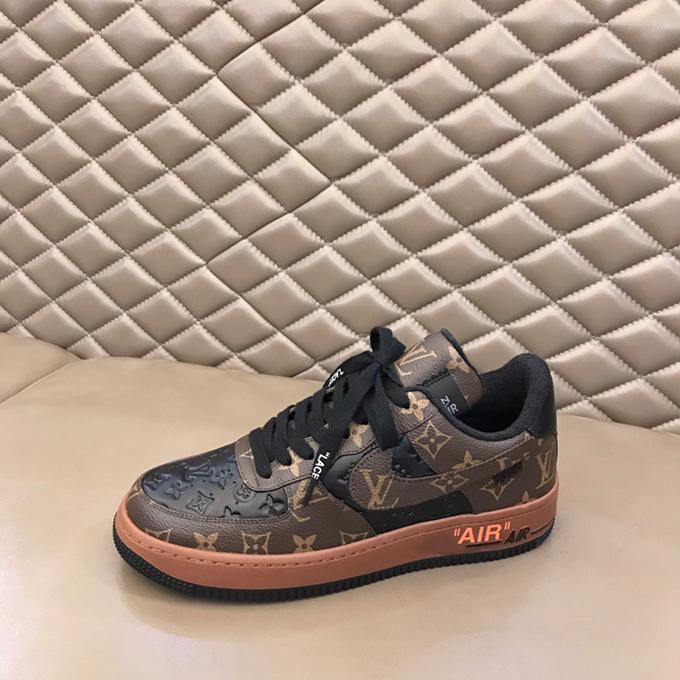 Printed  Force One Couple Sports Shoes