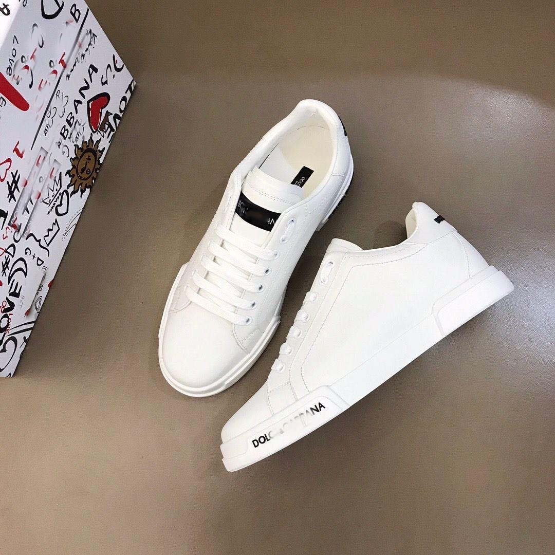 New fashion white and black dg sneakers