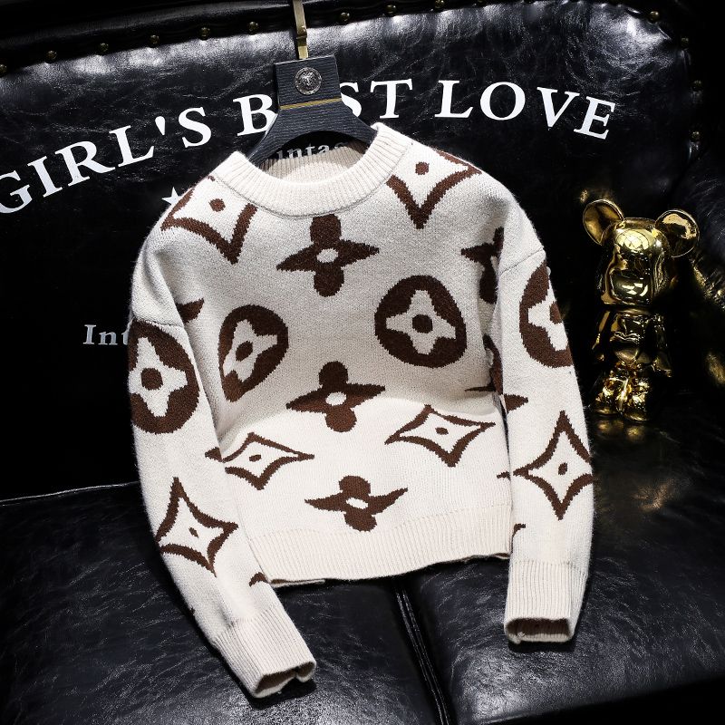 New Fashion Slim Fit Round Neck Sweater 1023121303