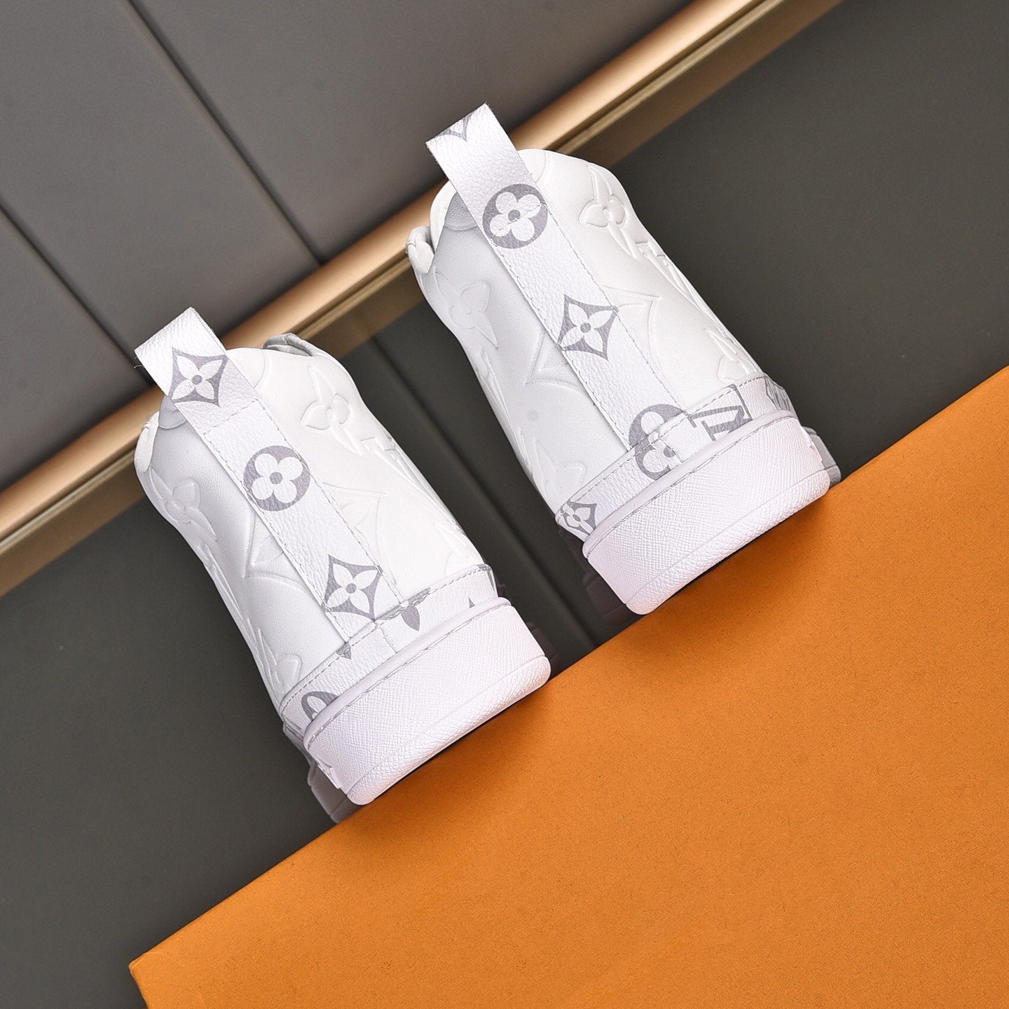 Leisure Pattern Two Tone Trendy High-top Shoes