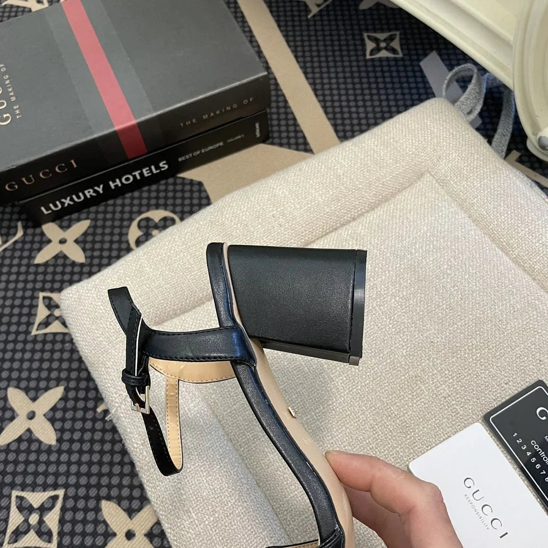 Classic Horsebit Leather Platform Sandals 1024031818