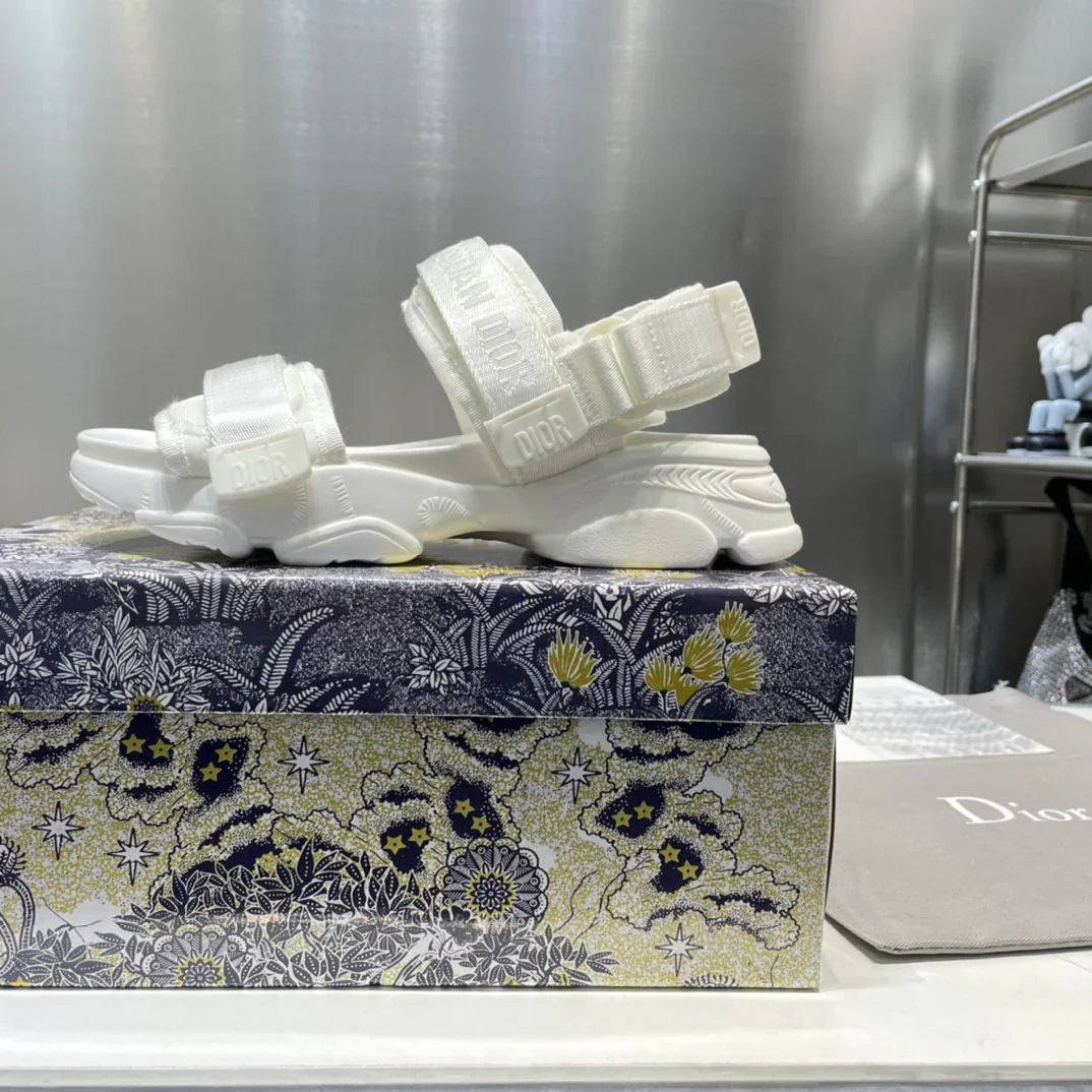 Fashion Elevated Flat Velcro Sport Slippers 1024031126