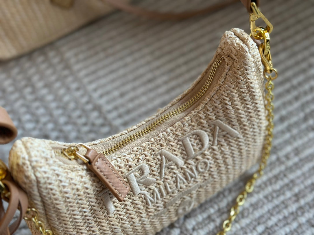 PRD fashionable straw armpit bag 0724032003