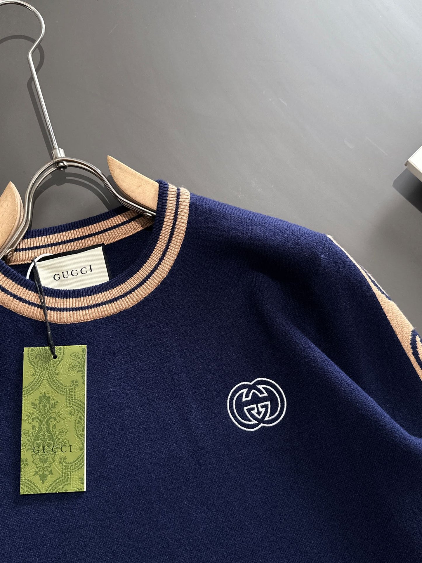 GG Fashion Print Crewneck Sweater 0724121811