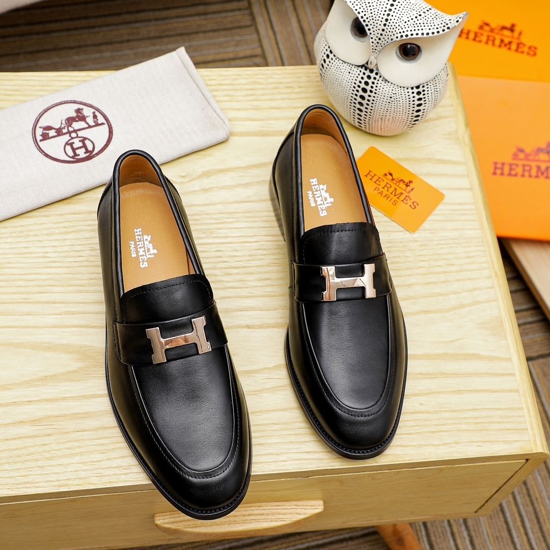 Classic leather anti-slip on shoes XC0224061101