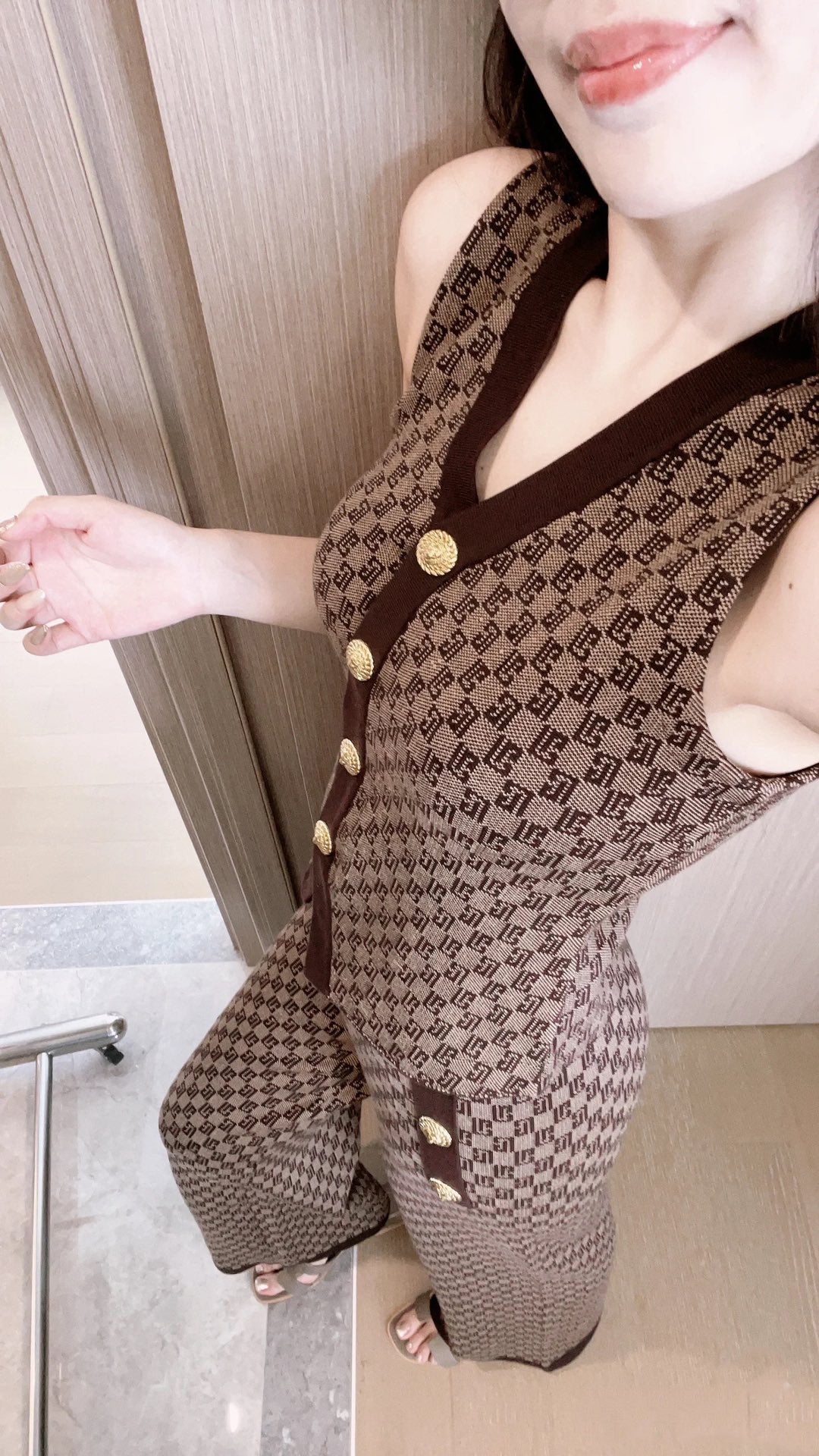 BRM printed vest set 0724090306