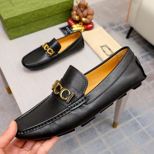 New Genuine Leather Light Luxury Peas Shoes PD0523081532