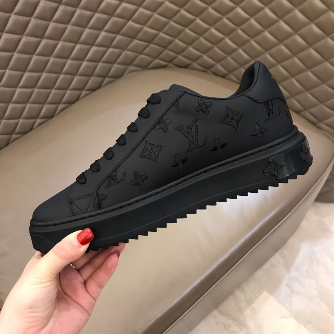 Black Monogram Luxembourg Sneaker