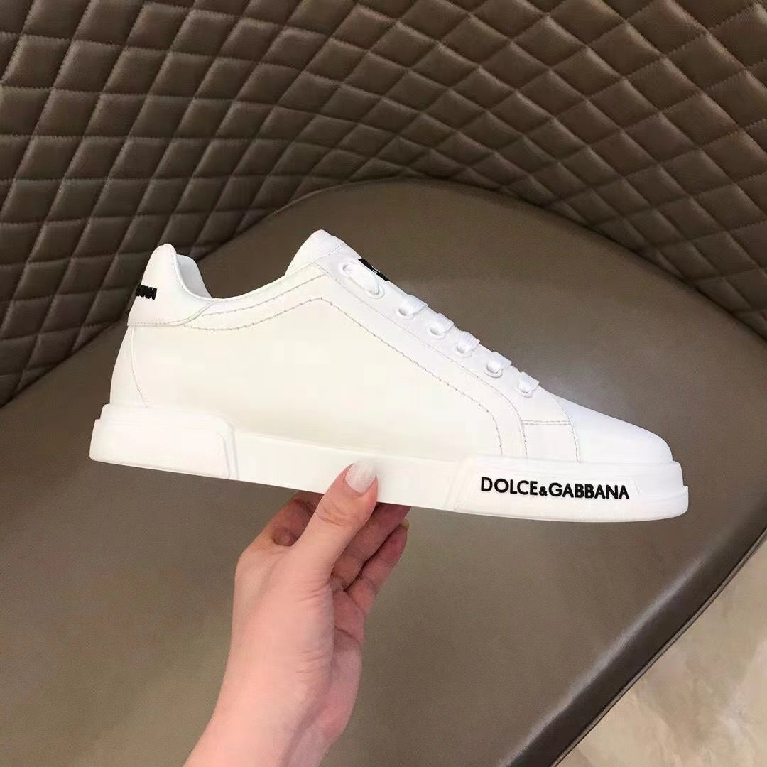 New fashion white and black dg sneakers