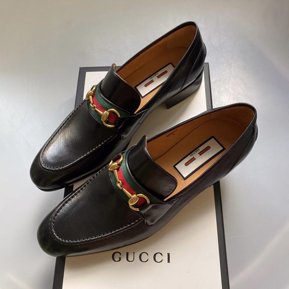 Fashion Loafers Leather Embossed Leather Shoes ZZL0223091501