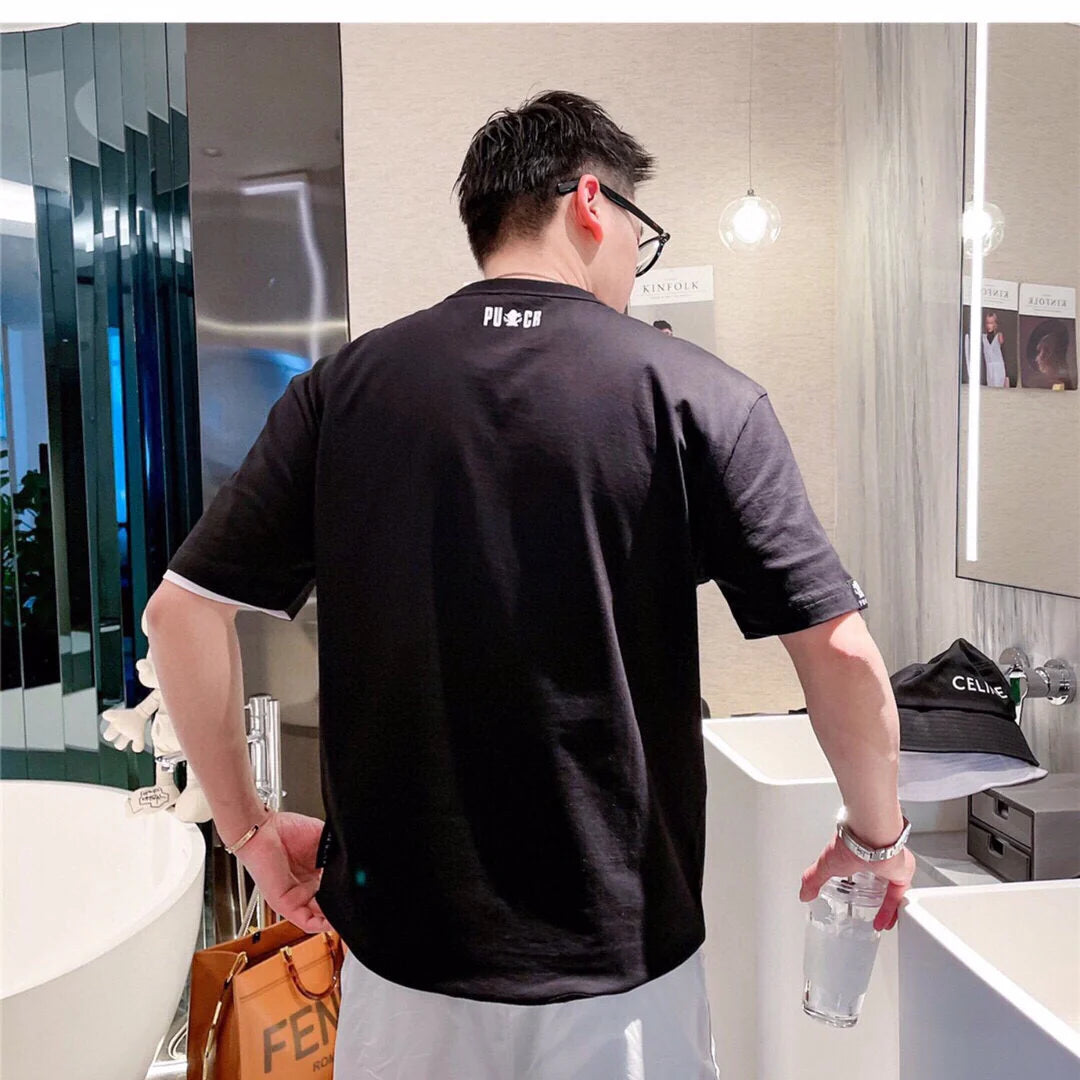 Unisex Rhinestone Outline Teddy Bear T-Shirt 1025042303