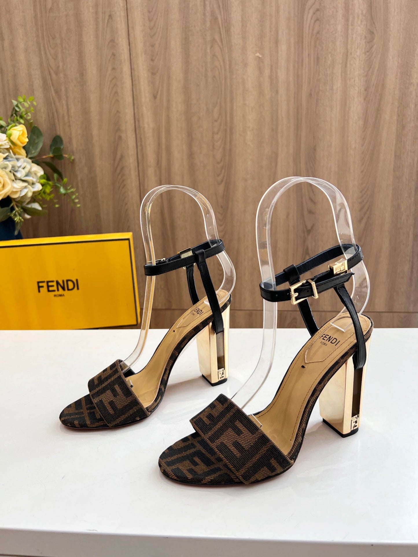 FD fashion print high heels 0725030501