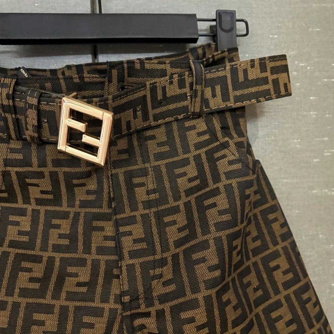 New women's fashion versatile printed shorts 1025051209