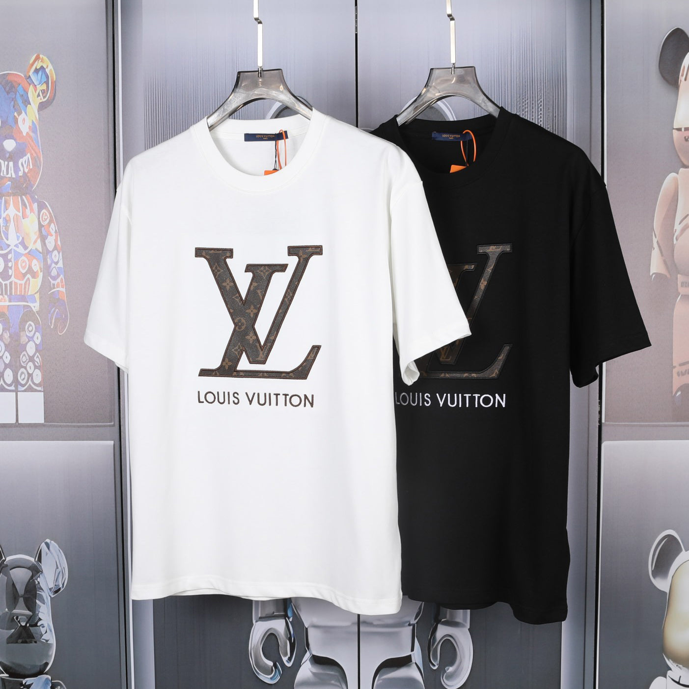 V heavy double yarn 280g printed short sleeves 0724031306