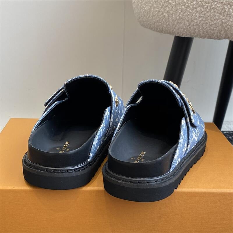 24 New VL Women Monogram Mule Sandal 0424090901