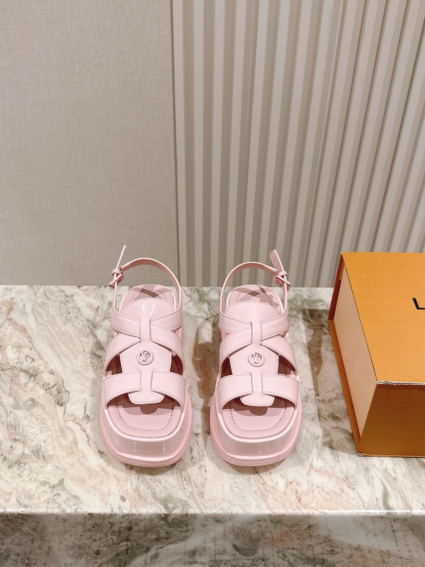 Lvv fashion thick-soled sandals 0725042802