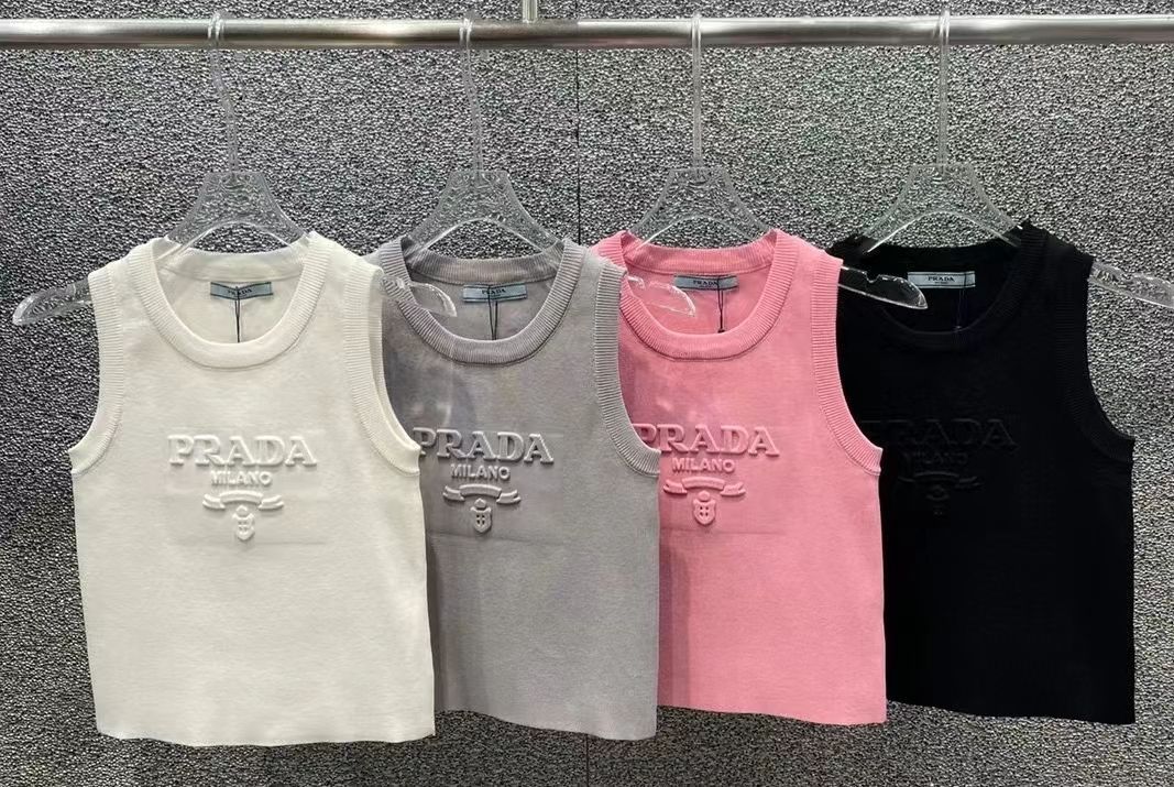 New Letter Knitted Vest Casual Base Shirt Top 1024031202