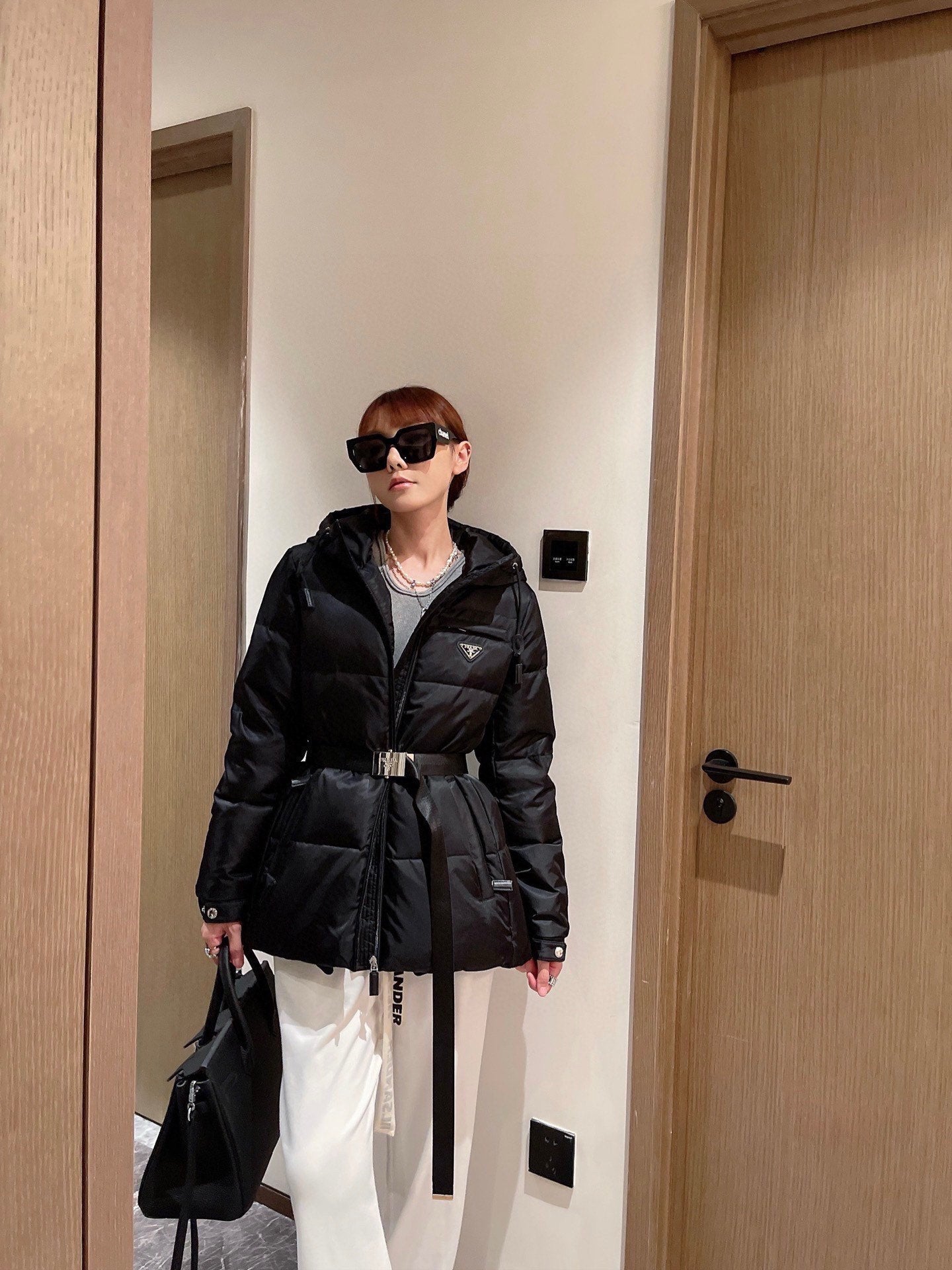 PRD fashion triangle logo down jacket 0724111208