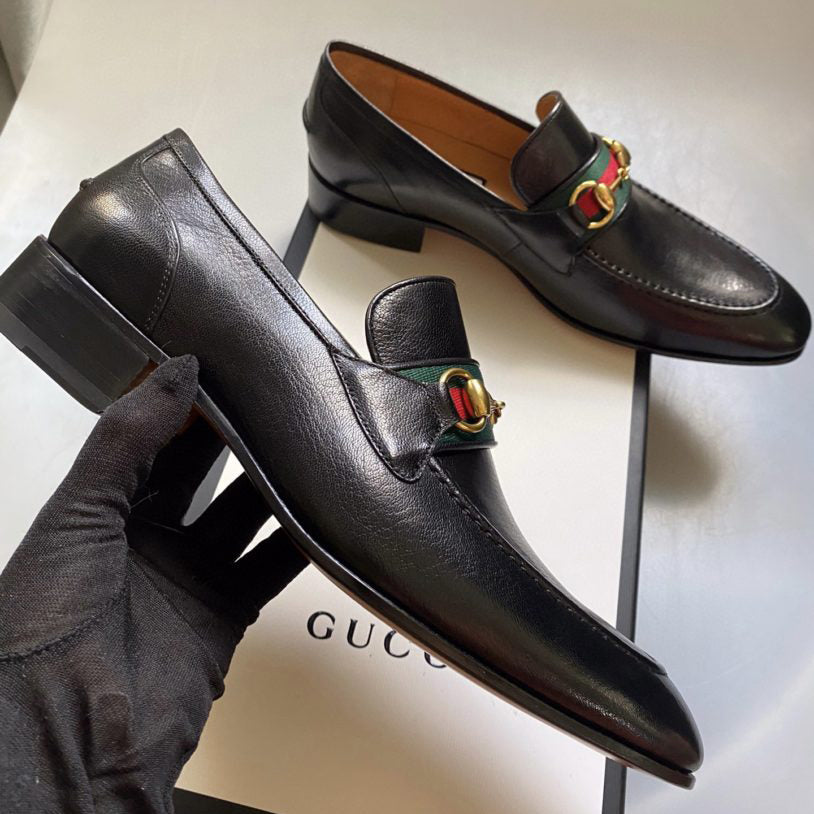 Fashion Loafers Leather Embossed Leather Shoes ZZL0223091501