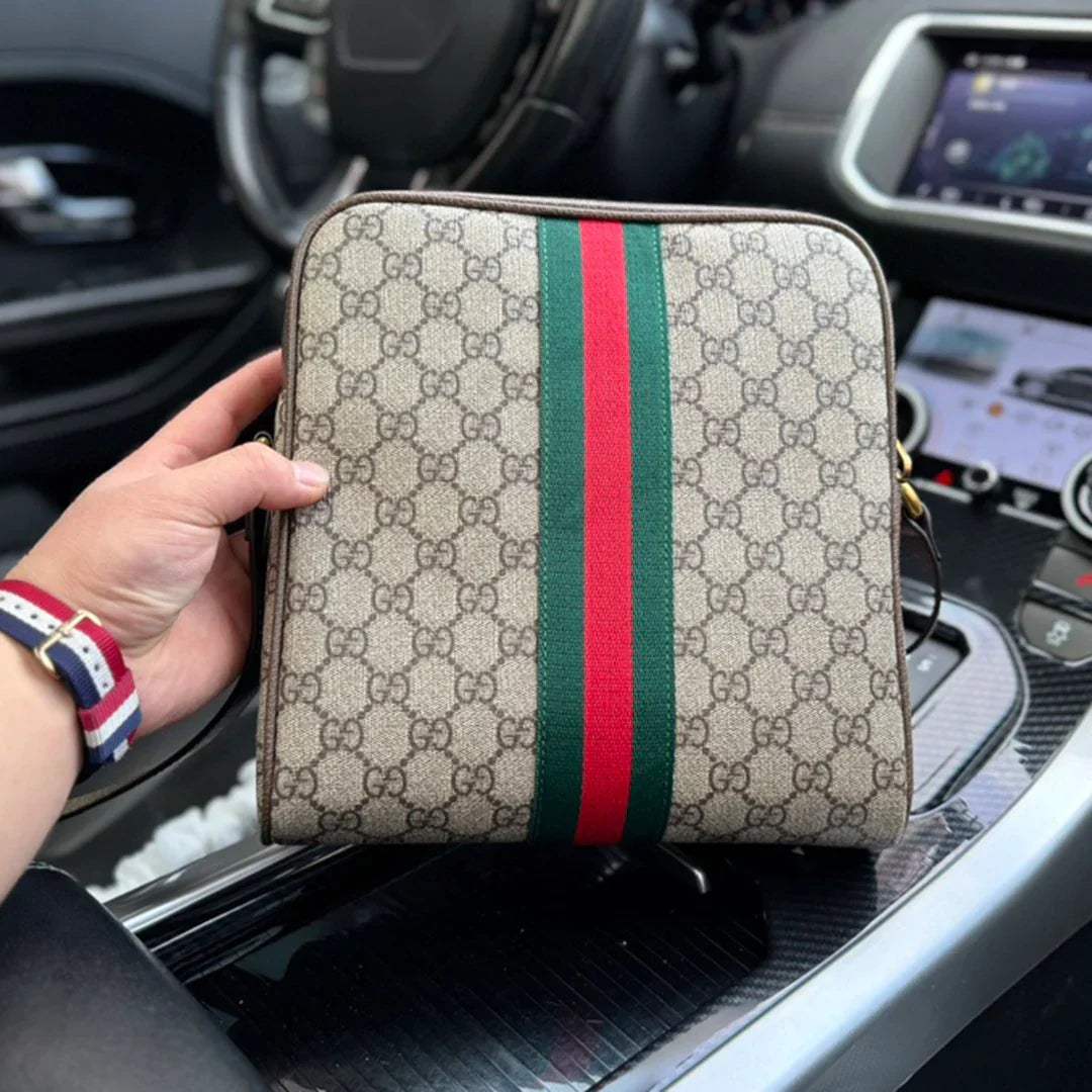 New style trendy genuine leather men's crossbody bag 10240223TJ23