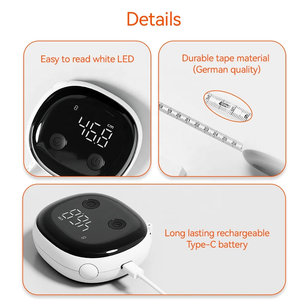 Smart Digital Body Measuring Tape Innovative Tape Measure with Fitdays