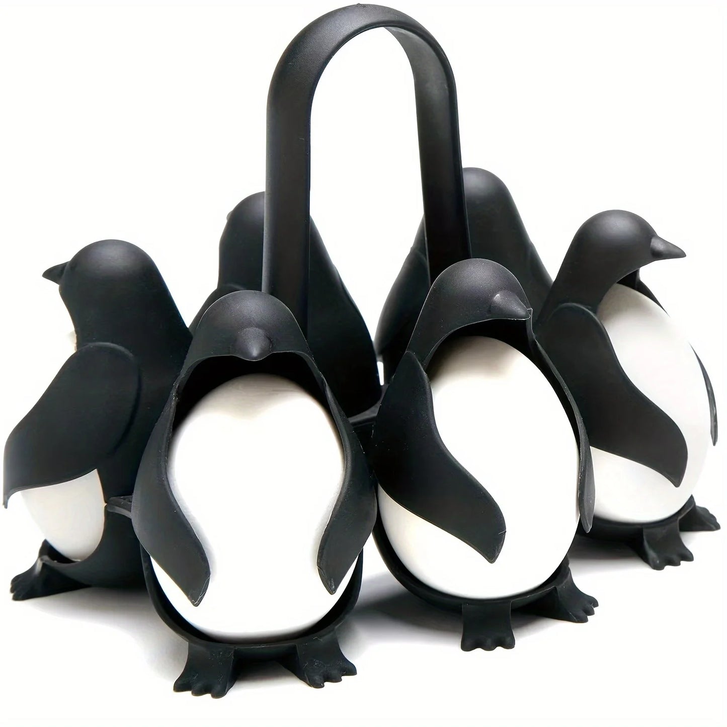 Penguin-Shaped Hard-Boiled Egg Rack Unique Kitchen Gadgets for Egg Storage and Cooking Utensils for Egg-Boiling