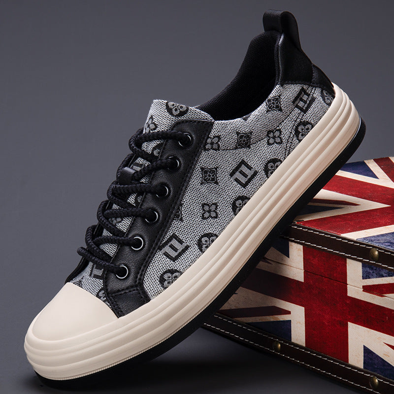 Skip Step Men'S Canvas Shoes Casual Shoes 2025080106