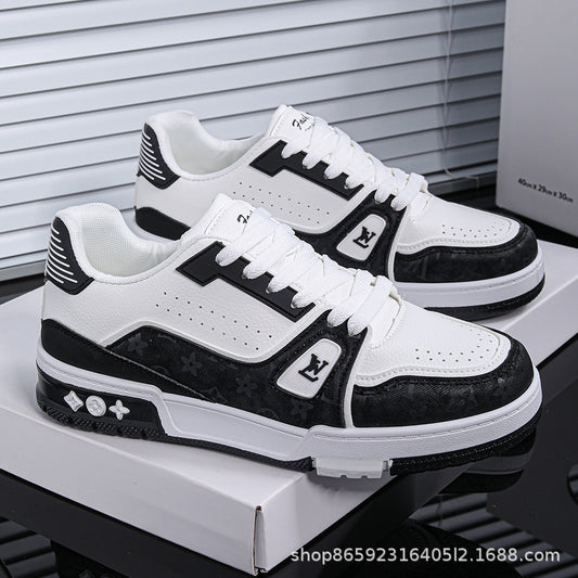 Summer black and white panda sports shoes 2025080701