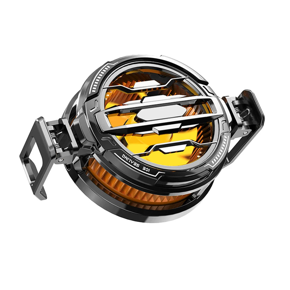 Magnetic&Rear Clip Phone Cooler 7-Color Illumination