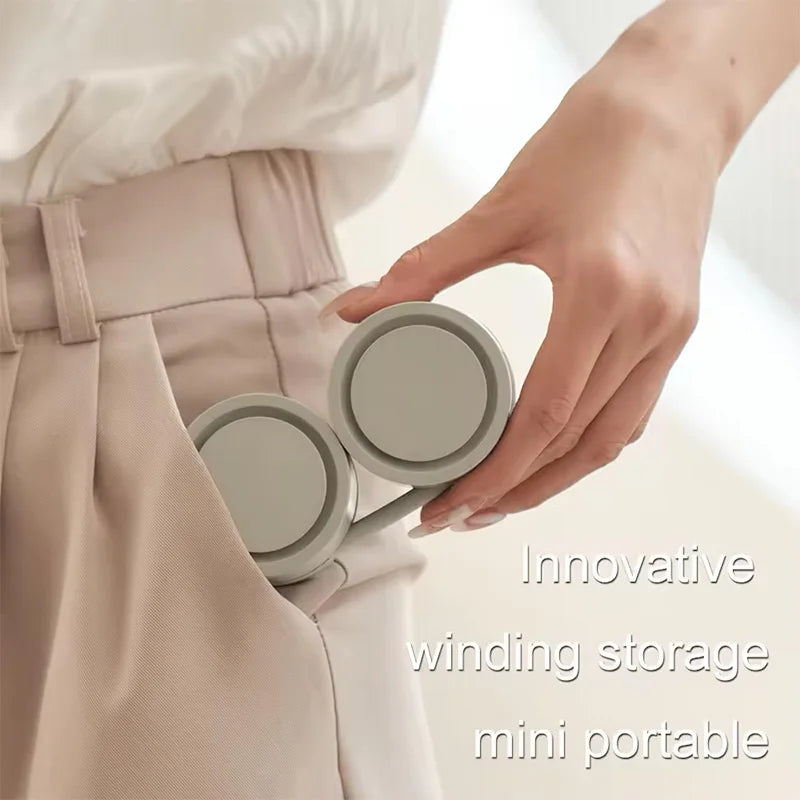 New hot selling summer hanging portable silent USB neck fan