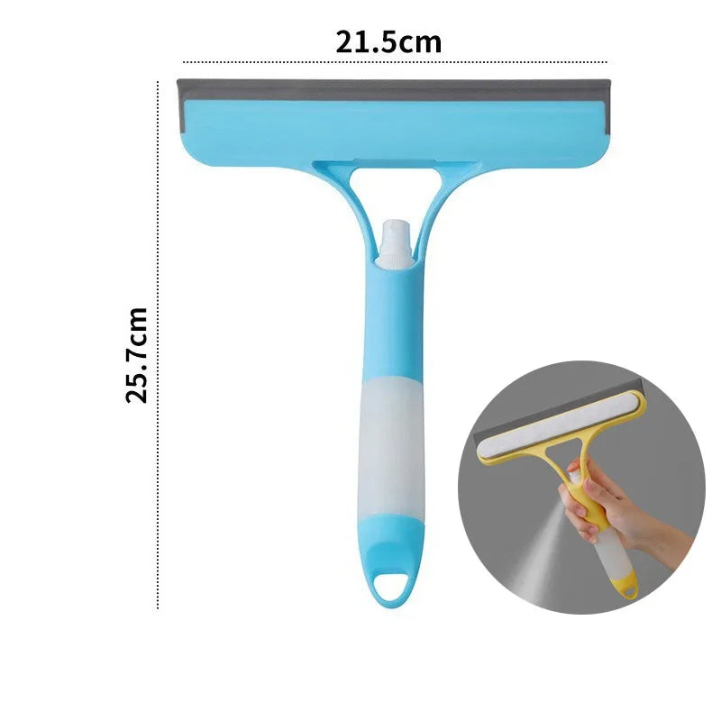 3-in-1 window cleaning, glass mirror wiper scrubbing, household car cleaning tools