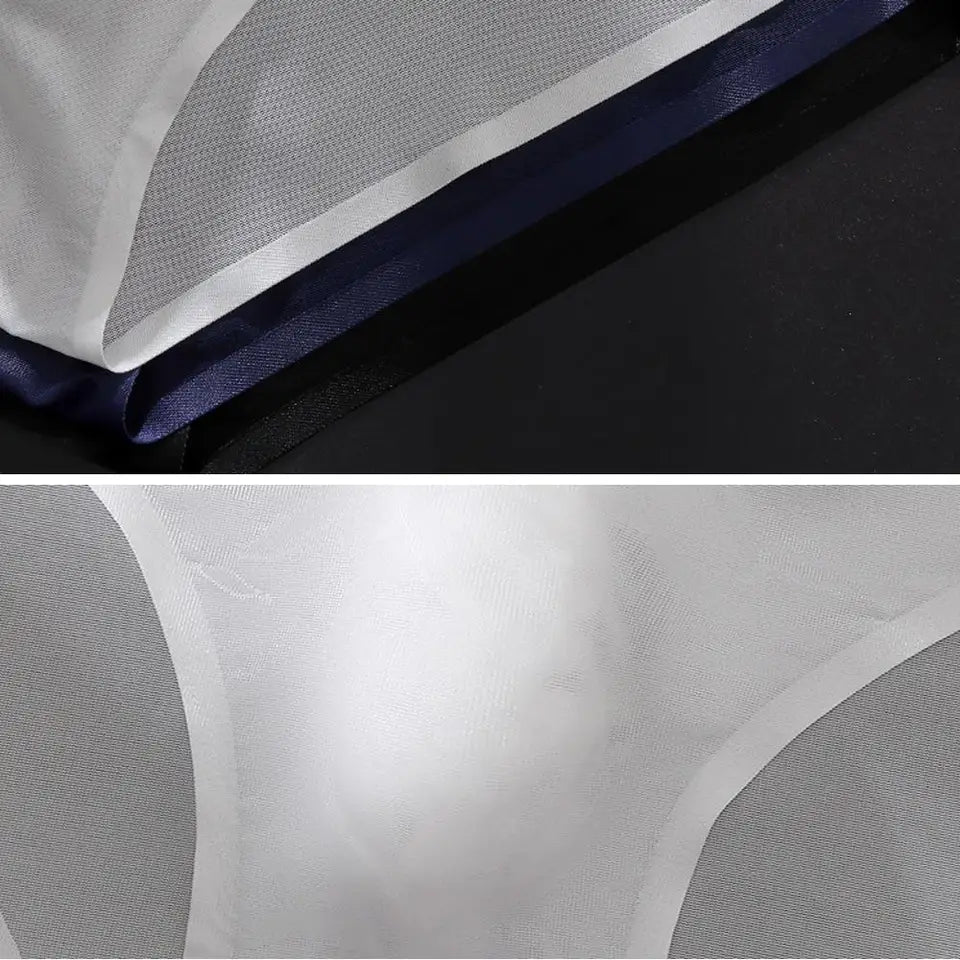 Men's mid waist solid color close fitting breathable underwear