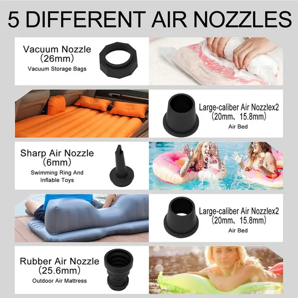 Outdoor Mini Camping Tent Lighting Swimming Circle Multi functional Inflatable Pump