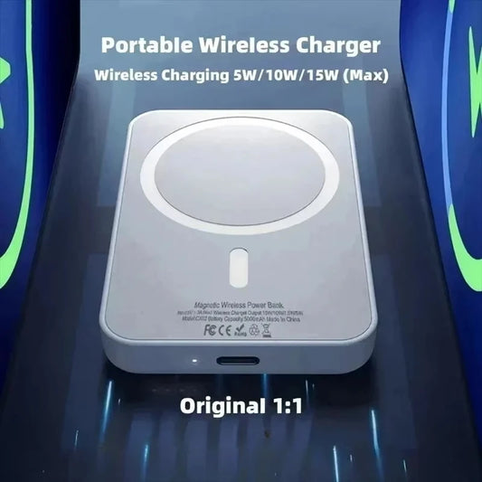 New magnetic wireless mobile power bank suitable for iPhone MagSafe fast charging