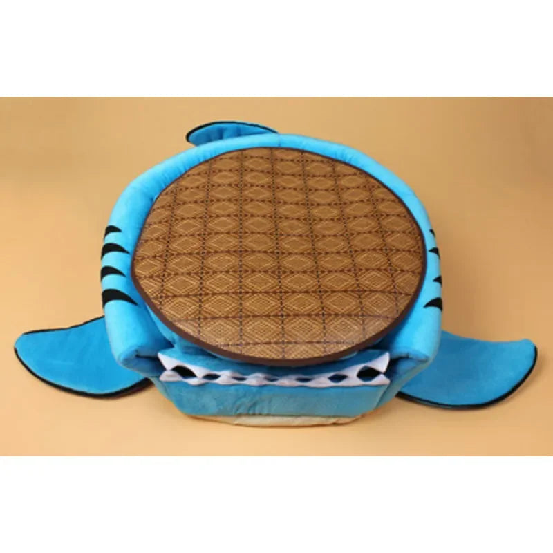 Shark Cat House Pet Soft Bed Basket Dog Cushion Cute Katten Tent Small Medium Puppy Sleeping Bed Warm Puppy Kennel Nest Mat