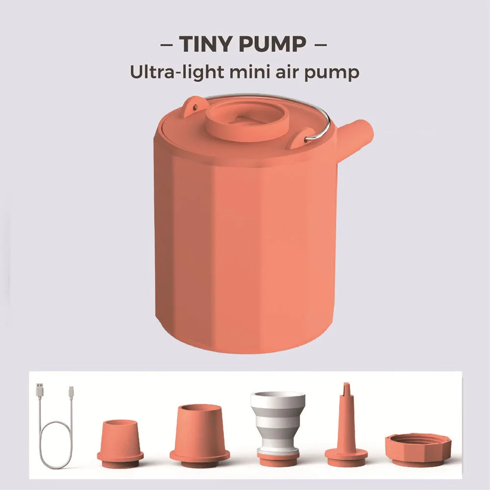 Outdoor Mini Camping Tent Lighting Swimming Circle Multi functional Inflatable Pump