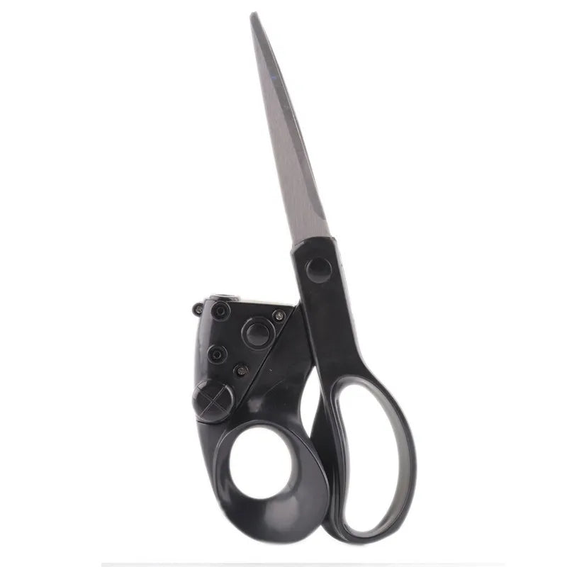 Professional Sewing Laser Guided Scissors, Infrared Laser Scissors with Battery for Home Crafts Packaging Fabric Cutting